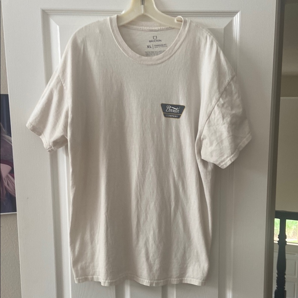Brixton Men's Cream T-Shirt